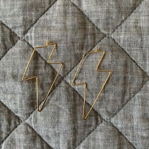 Lightning Gold Earrings